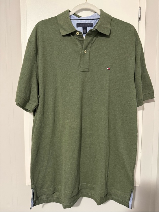 Tommy Hilfiger Other - 116. Tommy Hilfiger Pique Men’s Olive Green Polo Shirt Large